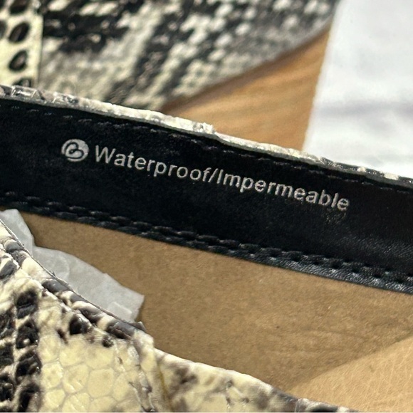 New Blondo Norwich Natural Snake Leather Mules - Picture 14 of 16